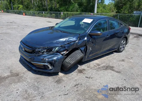 2019 Honda Civic Lx z USA, uszkodzony, nr VIN 19XFC2F65KE038312